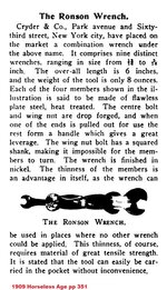 1909 Horseless Age Ronson Wrench ad pp 351.jpg