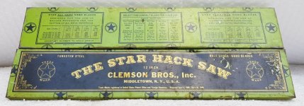 Clemson Bros. Star hacksaw blade box (patent 601947 603128)(ebay 03).jpg