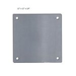 Tie Down Steel Mounting Plate with Holes, 12 in. x 12 in. x .25 in.jpg