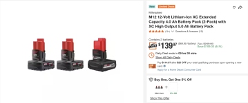 M12 12-Volt Lithium-Ion XC Extended Capacity 4.0 Ah Battery Pack (2-Pack) with XC High Output ...png