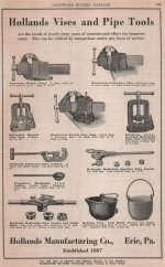 1924 Hardware Buyers Catalog Hollands vise ad pp 739.jpg