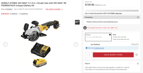 DEWALT ATOMIC 20V MAX* 4-1:2 in. Circular Saw with 20V MAX* XR POWERSTACK Compact Battery Kit.png