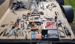 Sorting on trailer.jpg Sorting on trailer.jpg