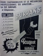 1955 Peugeot La Cle Surpans advertisement 01.jpg