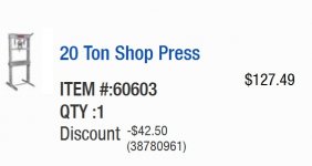 20TonPressSaleAnd25OffCode.jpg