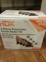 HDX Finish Nailer Kit $40 | The Garage 