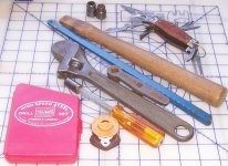 ES10 Triumph drills Plvmb socket adn Williams driver Crescent 24T blades Handler Knife more Pl.jpg