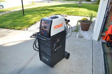 Hobart handler 210 on Metal Man cart front.jpg