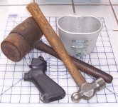 E1 45 Canteen cup Wood Mallet, Stilletto BP Moss pistol grip.jpg