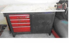 Craftsman workbench 4 drawer WITH vise_CL_CapeFloralFL_75bucks.JPG