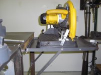 Metal work bench with fold away chop saw (3).jpg