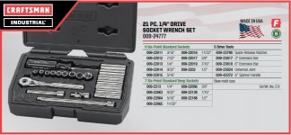 9-24777 Craftsman Ind 21 pc QTR DR Socket Set.jpg