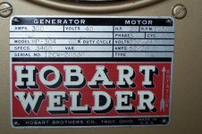 Hobart MB304 arc welder_Torpedo style 3 phase_CL_200bucks_pic4.jpg
