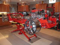 62VetteChassisOnLift-Z06Wheels6-11-2001.jpg