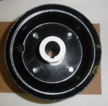 Wheel on rear hub.JPG Wheel on rear hub.JPG