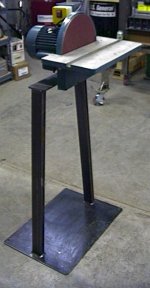 disc sander stand h20 tank in background.JPG