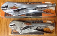 Petersen Mfg. Co. Vise-Grip No. 7 & No. 9 ca. 1942 (Ebay 282346722616).jpg