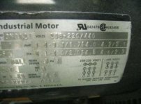 Ingersol Rand T30 compressor model V23A_Dayton 1 HP 3 ph_pic2.jpg