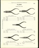 1915 Seattle Hardware Co. catalog Boker Utica Pliers ad pp 123.jpg