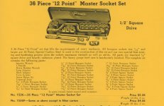 Indestro 1536 36-pc 1.2 dr. Master socket set - 1935 Indestro catalog pp 20.jpg Indestro 1536 36-pc 1.2 dr. Master socket set - 1935 Indestro catalog pp 20.jpg