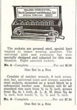 Walden Worcester No. 4 & No. 6 socket wrench set - 1922 Bostwick-Braun Co. catalog pp 107.jpg Walden Worcester No. 4 & No. 6 socket wrench set - 1922 Bostwick-Braun Co. catalog pp 107.jpg