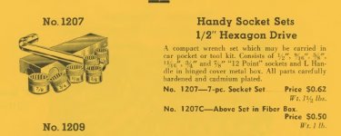 Indestro 1207 'Handy' 7-pc 1.2 hex drive SAE socket set - 1935 Indestro catalog pp 22.jpg