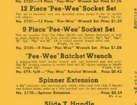 Indestro 2100 2101 674 2170 'PeeWee' 3.8 hex drive SAE socket set ratchet spinner - 1935 Indestr.jpg