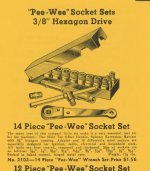 Indestro 2102 'PeeWee' 14-pc 3.8 hex drive SAE socket set - 1935 Indestro catalog pp 25.jpg