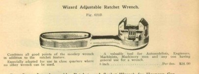 Richards Wizard Adjustable Ratchet Wrench - 1909 W. Bingham Co. catalog pp 623.jpg Richards Wizard Adjustable Ratchet Wrench - 1909 W. Bingham Co. catalog pp 623.jpg