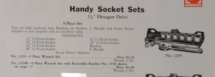 Indestro 1239 'Handy' 9-pc 1.2 hex drive SAE socket set - 1937 Indestro catalog pp 35.jpg Indestro 1239 'Handy' 9-pc 1.2 hex drive SAE socket set - 1937 Indestro catalog pp 35.jpg