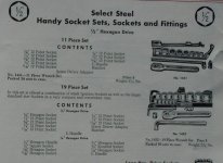Indestro 1451 1452 1.2 hex drive 'Handy' socket set - 1948 Indestro catalog pp 27.jpg