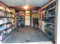 my bride is back in her garage and only missed one night while i put in rack (2).jpg