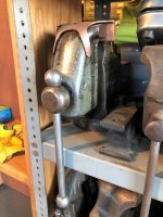 close up on shelf handle is 14.25, .75 diameter, 1.5 inch balls.jpg