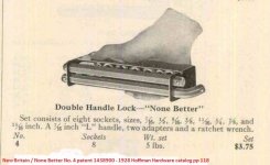 New Britain Machine No. 4 'None Better Double Handle Lock' 12-pc SAE socket set (patent 1438900).jpg New Britain Machine No. 4 'None Better Double Handle Lock' 12-pc SAE socket set (patent 1438900).jpg