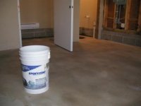 Garage doors installed bathroom floor finish prep.JPG
