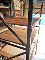 got all 3 shelves with plywood and 2 by's on them.jpg