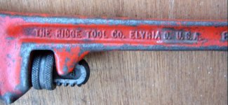 Pipe Wrench - Ridgid  8 IN -1..JPG
