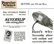 1922 Pop Sci Neverslip pliers ad.jpg