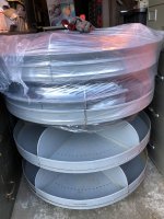 Lyon rotabin 3 foot tall 3 foot wide with plasic bins 1.jpg