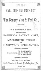 1886 Bonney catalog title page.jpg