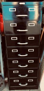 Steel age 7 drawer file cabinet 52 tall, 19 wide and 29 deep.jpg