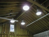 Garage HID lights installed.JPG