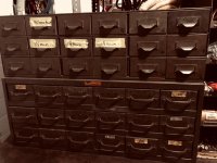 Equipto and Lyon 18 bin cabinets 1.jpg