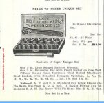 Lane Super Unique Style G 17-pc SAE socket set - 1923 Harper & McIntire Co. catalog pp 1607.jpg