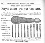 1886 Bonney catalog Fray's Patent No 1 Hollow Handle Bits tool.jpg