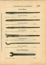 1915 C.M. McClung & Co. catalog Verona wrench crow bar ad pp 107.jpg 1915 C.M. McClung & Co. catalog Verona wrench crow bar ad pp 107.jpg