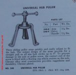 Indestro 248 3-arm hub puller - 1959 Indestro Catalog No. 22 pp 68.jpg