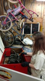 Megan cleaning intake.jpg