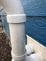 My pvc pipe furnace vent termination is filled with rocks! | The Garage  Journal