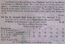 Lane Unique 'Style A' tool kit - 1912 Marshall-Wells Hardware Co. pp 610 zoom description.jpg